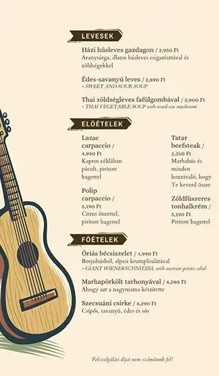 Megtervezzük étlapodat